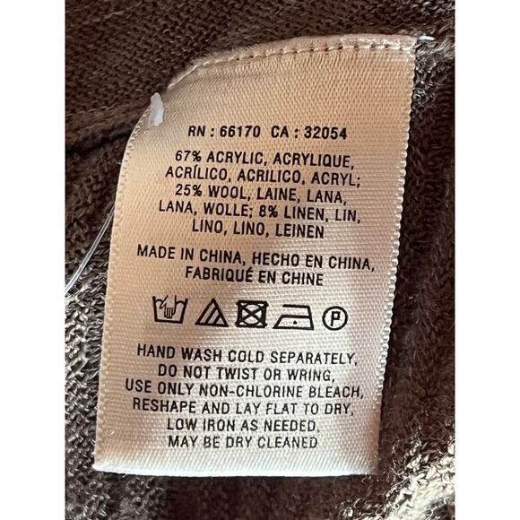 Anthropologie MOTH women's open front cardigan sweater. Sheer. Drapey. XS - Picture 7 of 7